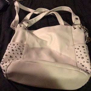 White purse